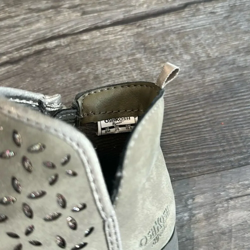 OshKosh B'Gosh Toddler 9 Estell Taupe Fashion‎ Bootie